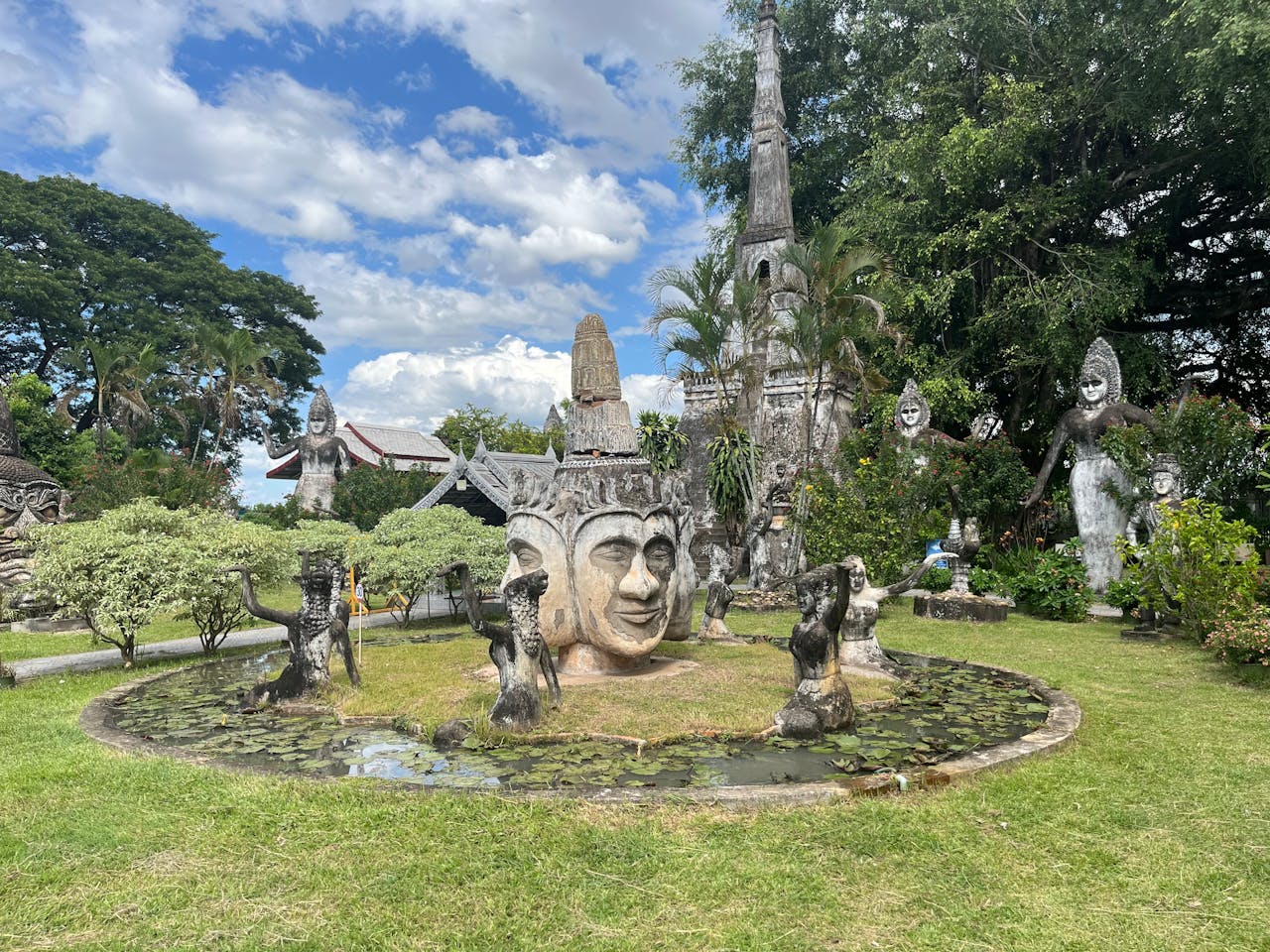 Buddha Park in Vientiane, Laos